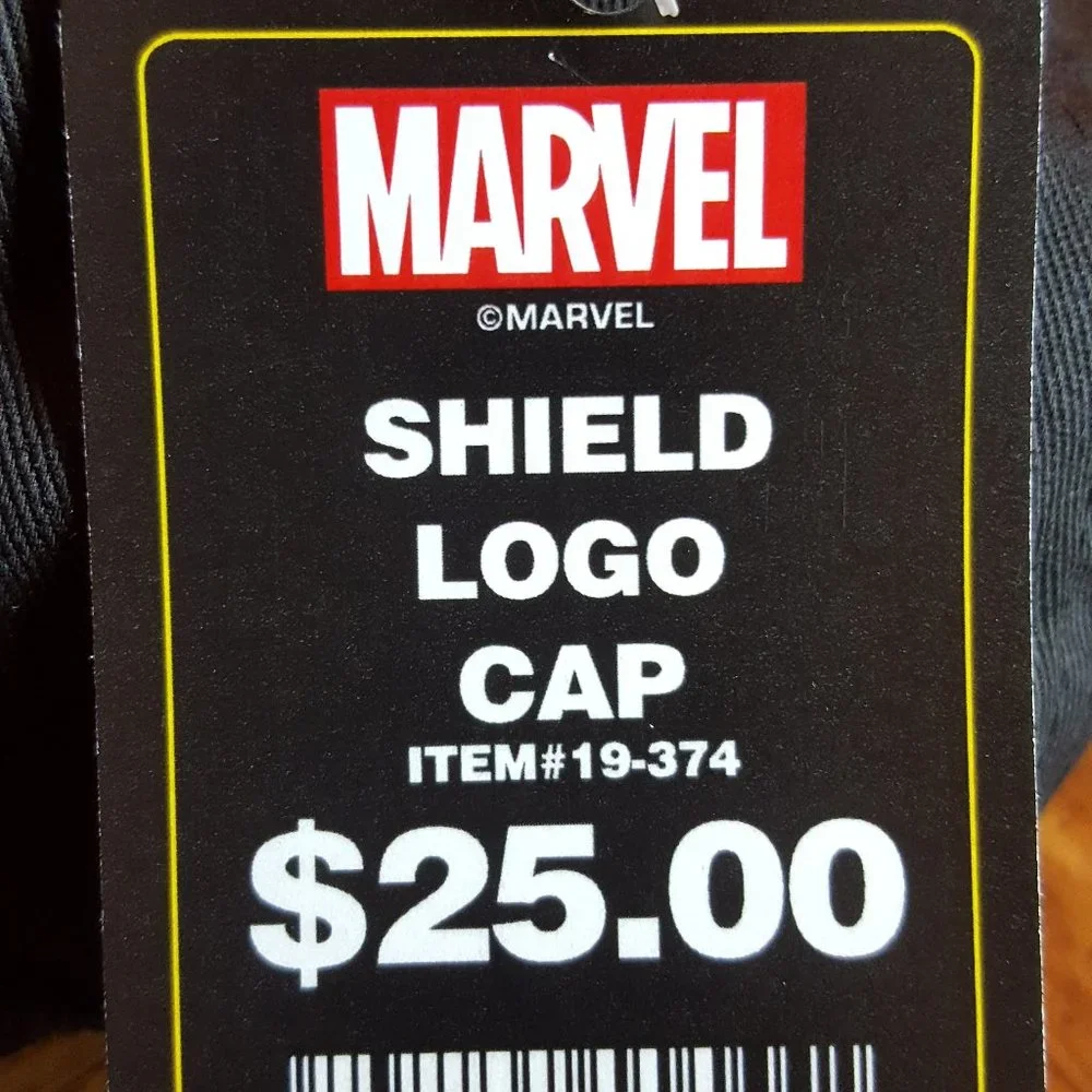 MARVEL SHIELD CAPS BUNDLE (*SMALL FLAWS*) - 3 Adjustable Size Hats - Picture 5 of 9